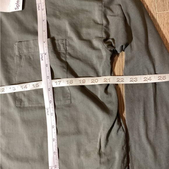 Splendid Women’s Dark Green Casual Button-Down Shirt‎ – Size L - NWT - Picture 5 of 8